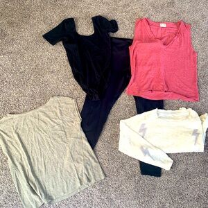 5 Piece Joyfolie, American Apparel, Loft, HealthYoga Athleisure Bundle